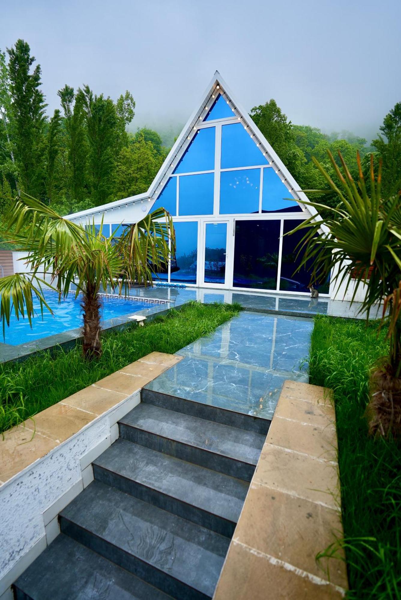 3Gozel Aframe Villa กาบาลา ภายนอก รูปภาพ